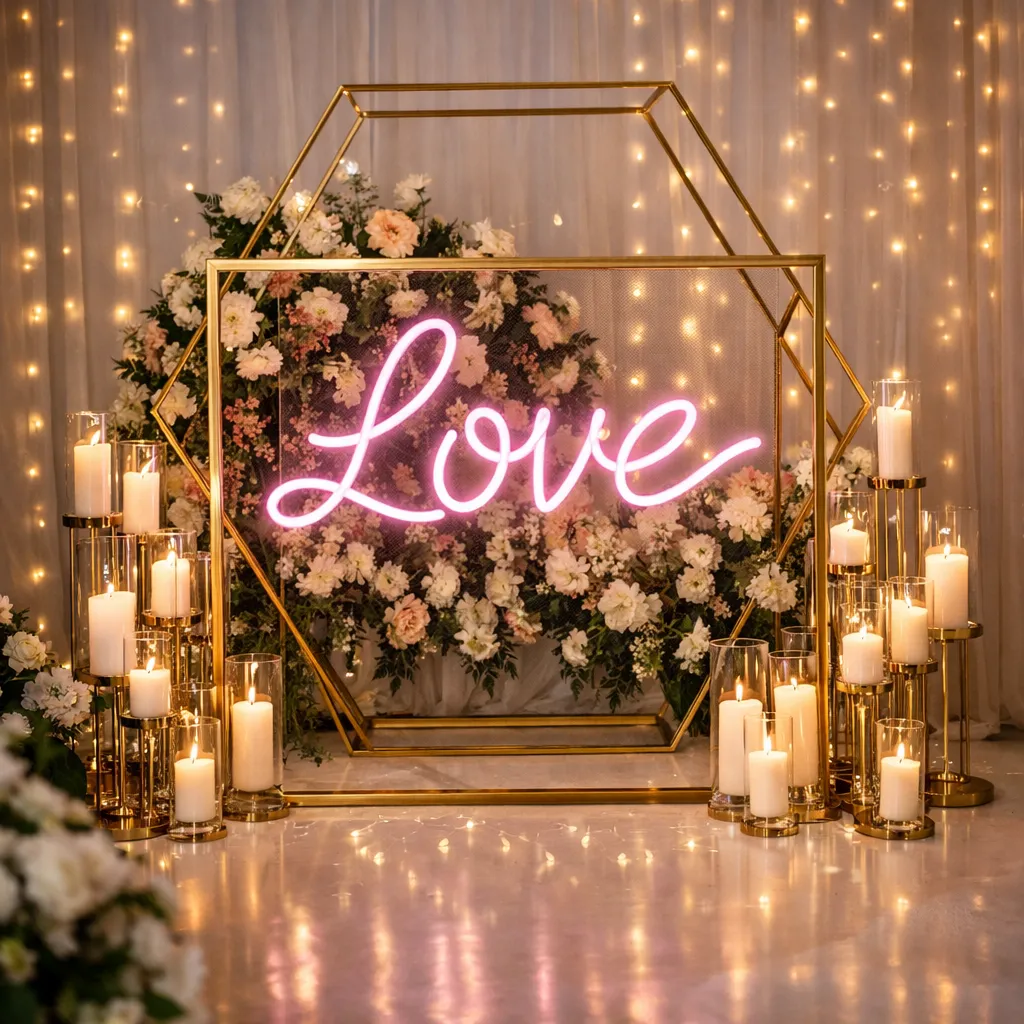 Paket: fotobox z osvetlitvijo, LED girlanda in konfeti