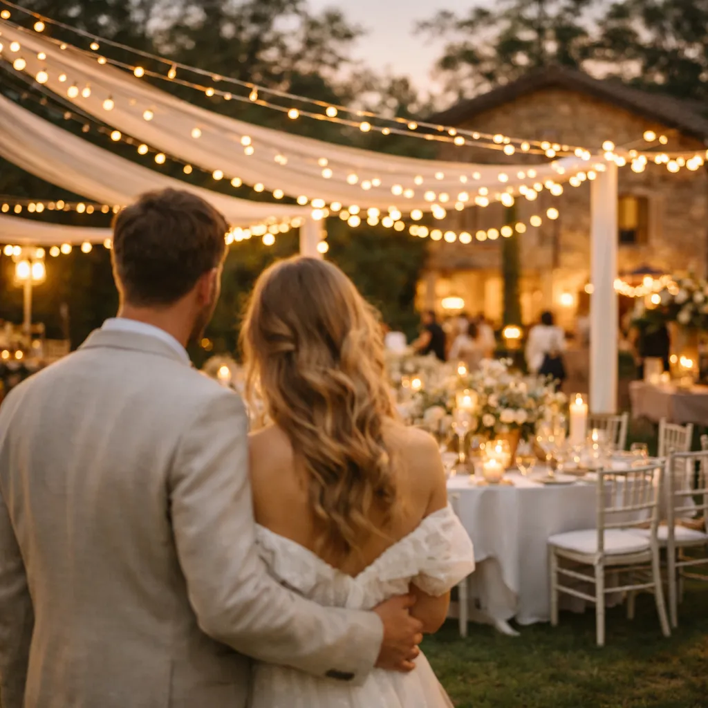 Sličica: Poroka – obred na prostem